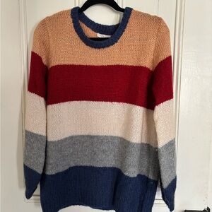 ROOLEE Striped Multicolor Women's Sweater